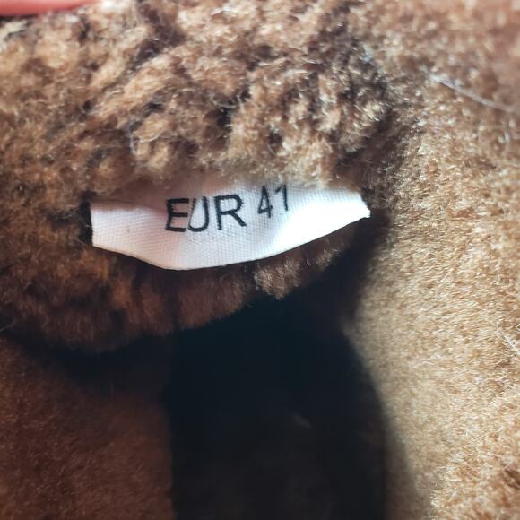 Laidback London Nyali Womens Sz EU 41 US 10 Brown Warm Winter Ankle Booties Boot - Picture 13 of 13